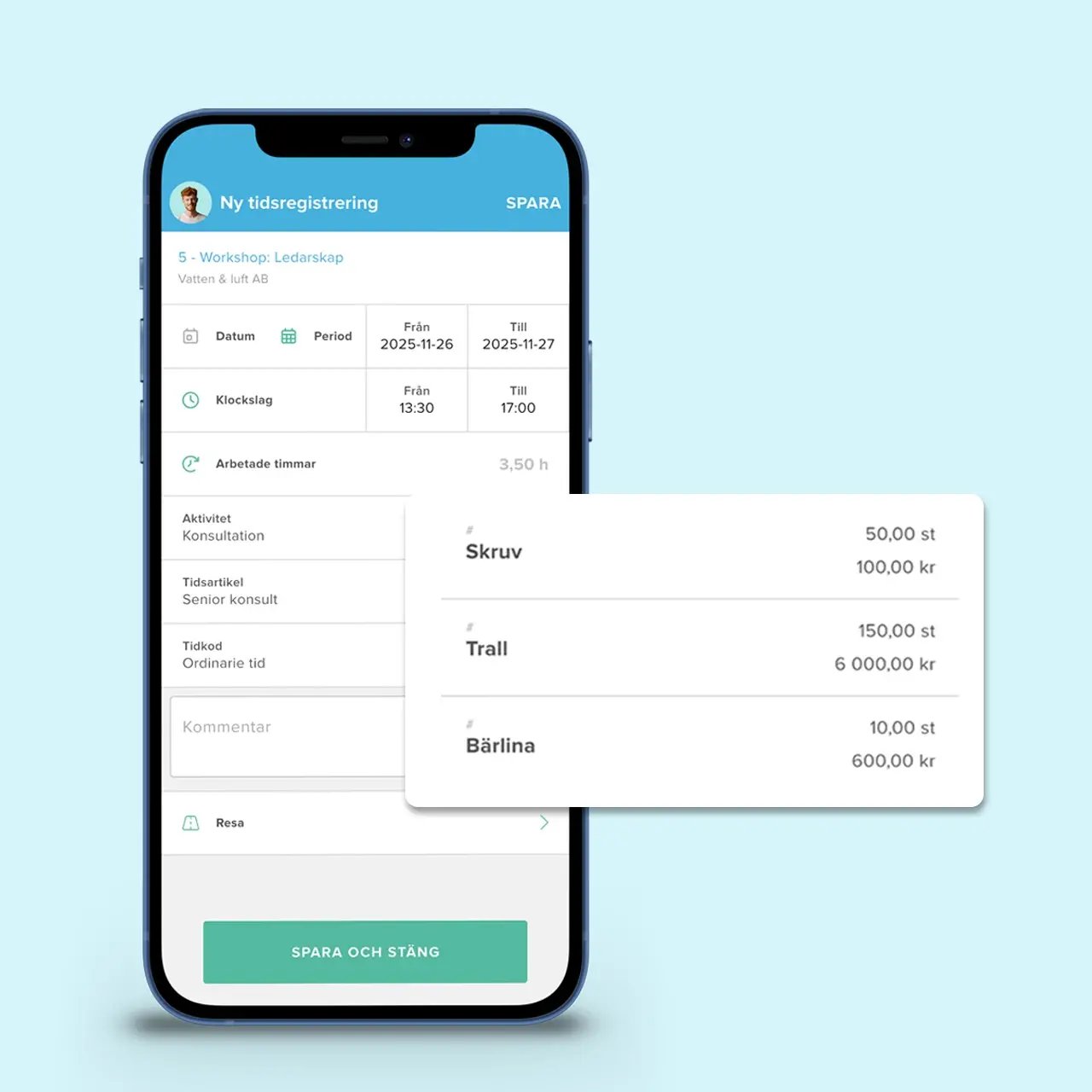 Projektverktyg och ÄTA för hantverkare