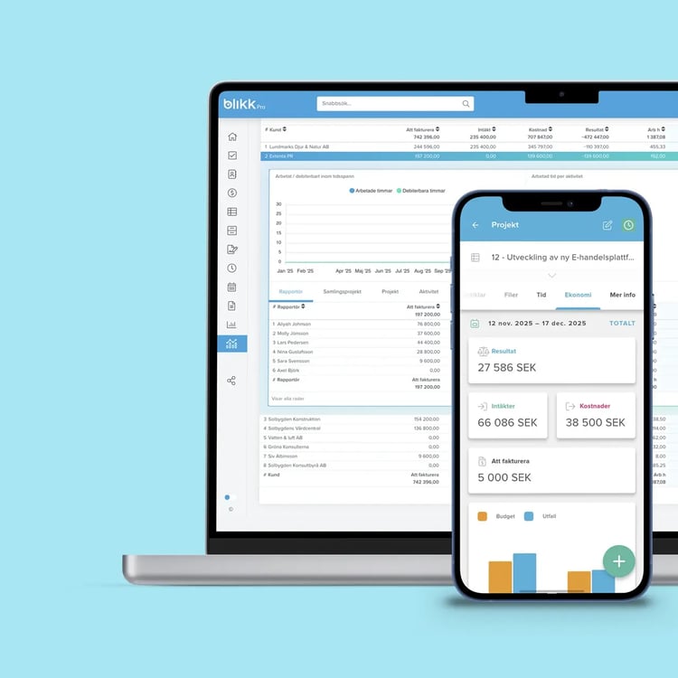 Öka lönsamheten i varje projekt med Blikk Pro
