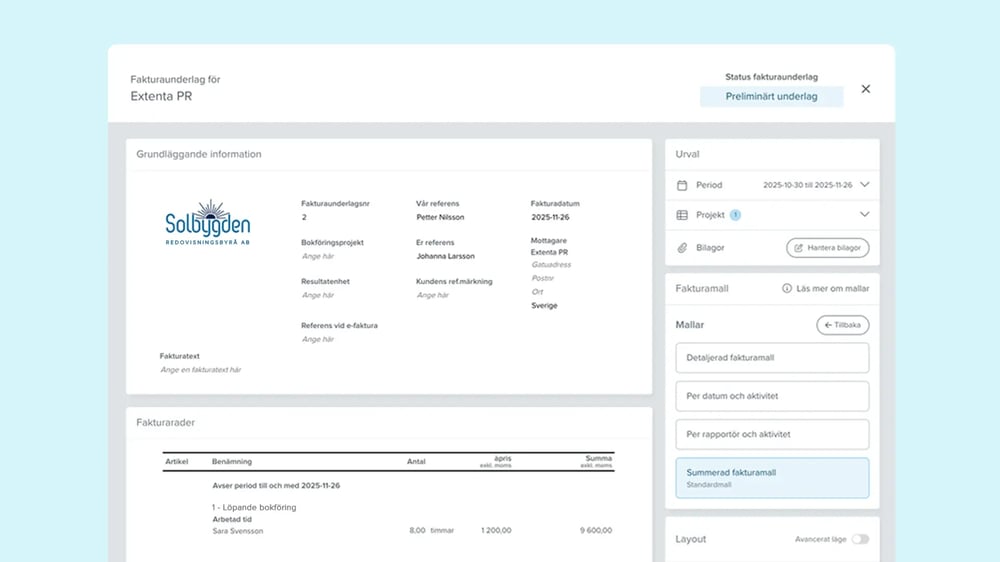 Fakturering utan krångel