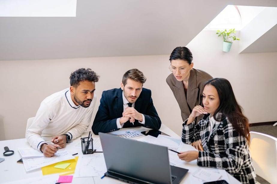 Team som vill effektivisera sin projektkoordinering